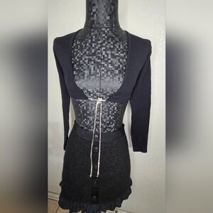 Zara Black Bolero with Rhinestone Detail
